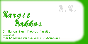 margit makkos business card